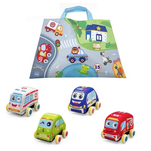 Natahovací měkká auta s podložkou