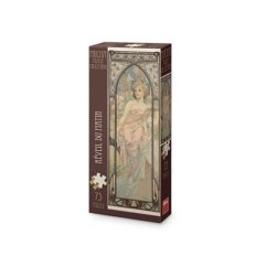 Alfons Mucha – Przebudzenie poranka, puzzle panoramiczne 75 elementów