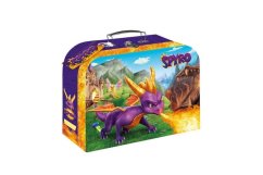 Walizka szkolna Spyro / papierowa walizka 25x18x9cm