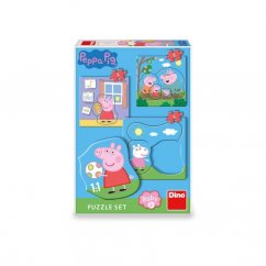 PEPPA PIG - FAMILY 3-5 baby Puzzle set