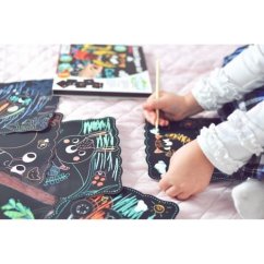 ART&FUN Creative scratch-off imagine set pentru copii