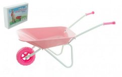 Brouette en métal Yupee grand rose