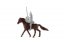 Figurines chevaliers avec chevaux en plastique 5-7cm dans un sac