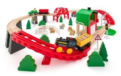 Pistă de tren - Fermă, 60 piese