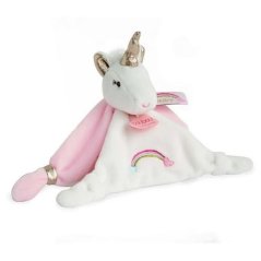 Doudou Zestaw upominkowy - pluszowy jednorożec różowy 20 cm