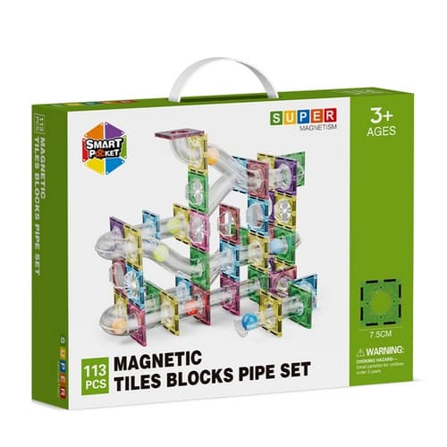 Magnetická stavebnice Bludiště maxi 113 ks