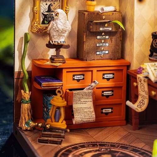 Casa miniaturală RoboTime Studiul vrăjitorului