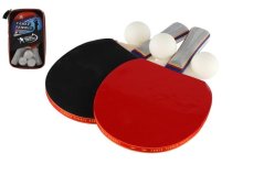 Zestaw do tenisa stołowego ping pong 2 sztuki rakietek + 3 piłeczki