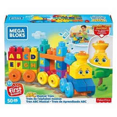 MEGA BLOKS MUZYCZNY POCIĄG Z LITERKAMI