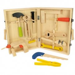 Caja de herramientas de madera de Bigjigs Toys