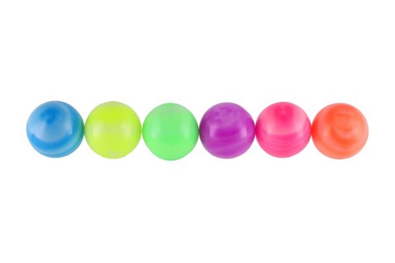 Galaxy ball színes elemmel működő gumilabda világító gumilabdával