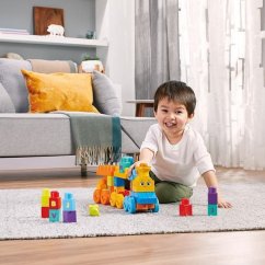 MEGA BLOKS MUZYCZNY POCIĄG Z LITERKAMI