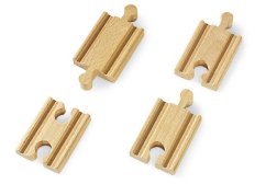 Brio 33333 Mini rails droits, coupleurs, 54mm, 4 pcs