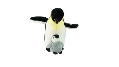 Peluș Pinguin cu pui