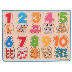 Bigjigs Toys számoló puzzle 2