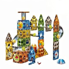 Mágneses építő készlet Tower maxi 105 db