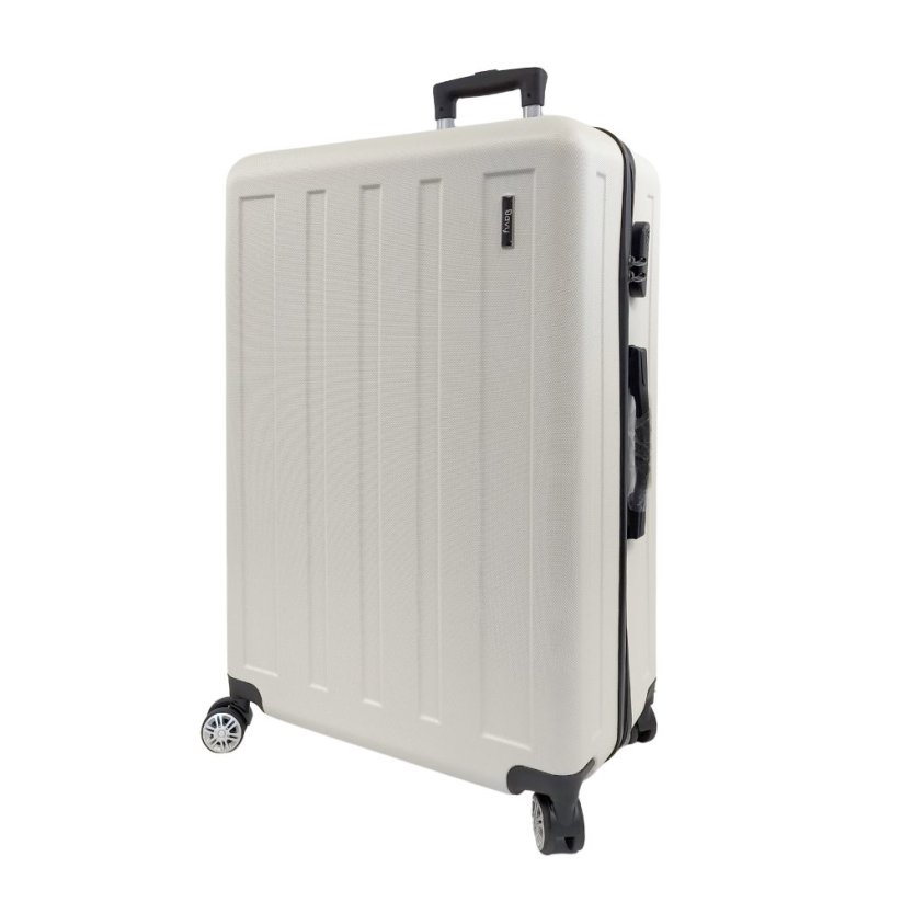 Bavy Cestovní kufr skořepinový 28" Stripes White