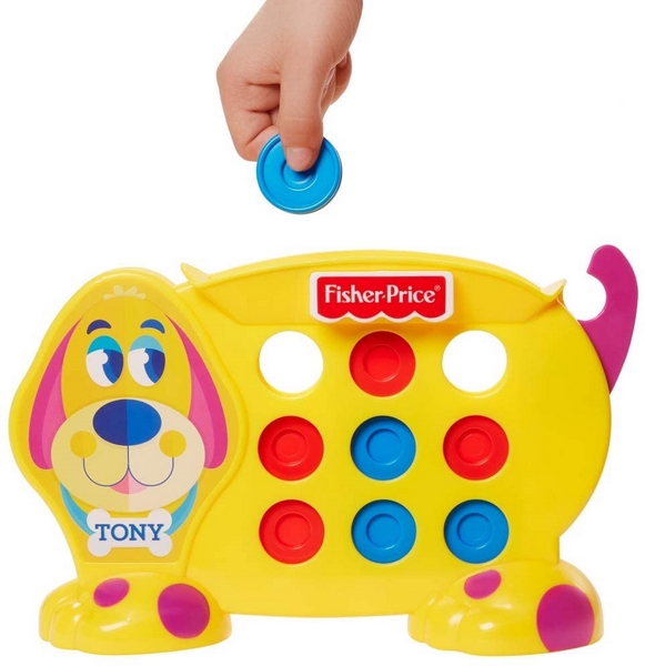 Fisher Price Jeu pour enfants d'âge préscolaire avec Tony le chien GWN53