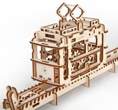 Puzzle mecánico de madera Ugears 3D con pista de aterrizaje