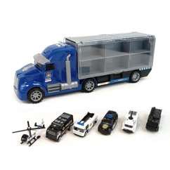 Bavytoy Camion cu mașini de poliție