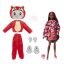 Barbie CUTIE REVEAL BARBIE IN A COSTUME - CAT IN A RED PANDY COSTUME