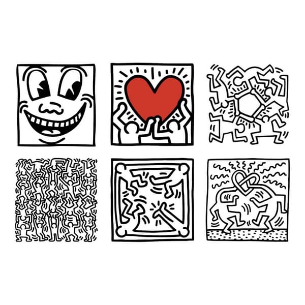 Vilac Obrázkové kocky Keith Haring