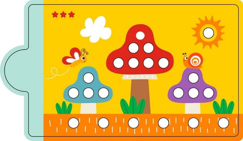 2Kids Toys Magnetická hra Třídění barev s dinosaurem