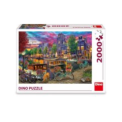 Dino Puzzle Painted Amsterdam 2000 de piese