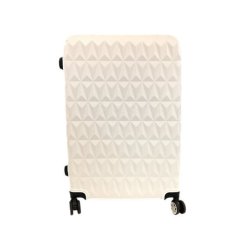 Bavy Keményhéjú bőrönd 28" Diamond, fehér