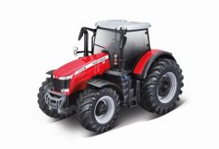Bburago 10cm poľnohospodársky traktor so zotrvačníkom Massey Ferguson 8740S