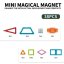 Magnetická stavebnice Barevná 38 ks