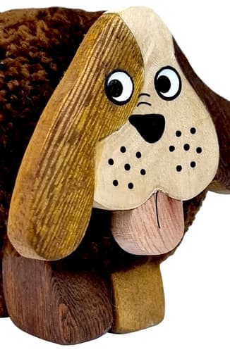 2Kids Toys Dřevěná figurka XL pompon Pes