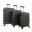Bavy Cestovní kufr skořepinový Diamond Dark grey - set 3 ks