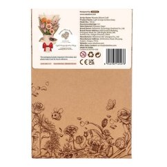 Puzzle din lemn RoboTime 3D Gerbera portocalie