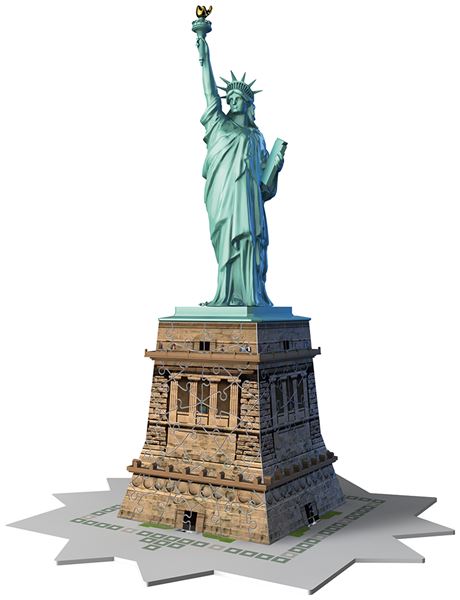 Ravensburger Casse-tête 3D Statue de la Liberté 108 pièces