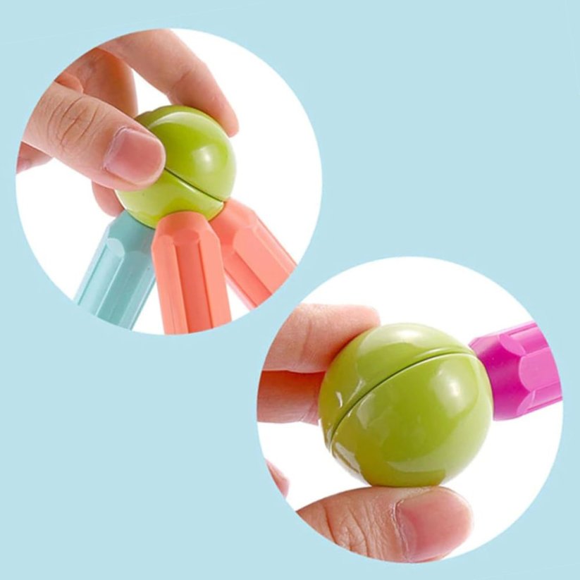 Magnetická stavebnice 58 ks Sticks