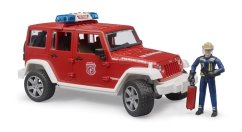 Bruder 2528 Jeep Wrangler Rubicon wóz strażacki z figurką i akcesoriami