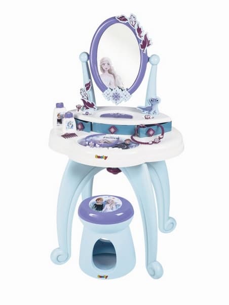 Masă de toaletă Ice Kingdom 2în1 cu scaun