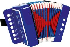 Petit pied accordéon pour enfants bleu