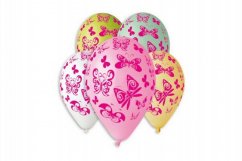 Balon gonflabil fluture 12'' diametru 30cm 5pcs în pungă