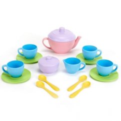 Jucării verzi Set de ceai Pink 17 buc