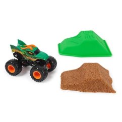 MONSTER JAM - sběratelský kovový model Monster Truck, Dragon set s doplňky, 1:64