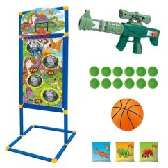 Piankowy cel i pistolet na kulki