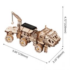 RoboTime napenergiával működő 3D kirakós Mars-jármű