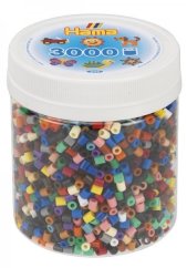 Koraliki plastikowe 3000szt w pudełku