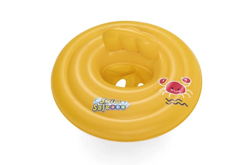 Inel gonflabil de ședere pentru copii cu spătar, diametru 69cm