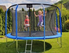 Trampolína 500 cm + VNITŘNÍ ochranná síť + žebřík
