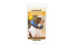 Beeztees Colier pentru câini gonflabil albastru XS 15-20cm
