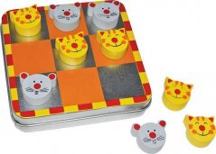 Puzzles magnéticos de ratones y gatos de pies pequeños