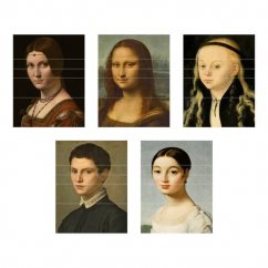 Vilac Zábavné mixování Pět portrétů muzea Louvre
